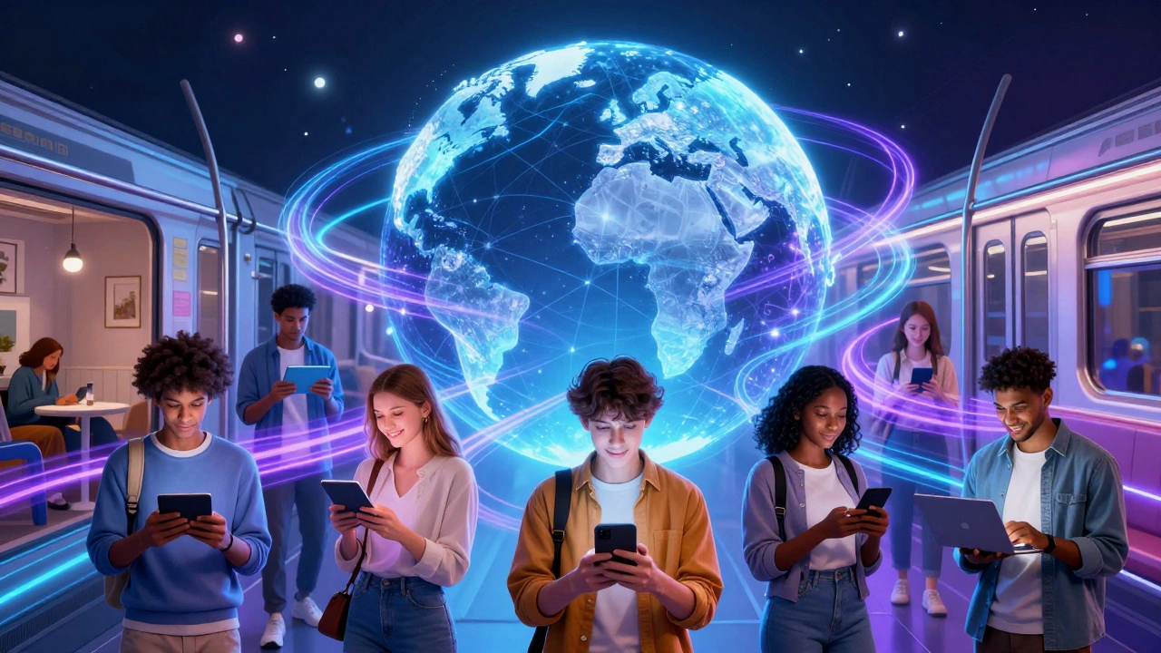 Global audience connected by streaming data streams